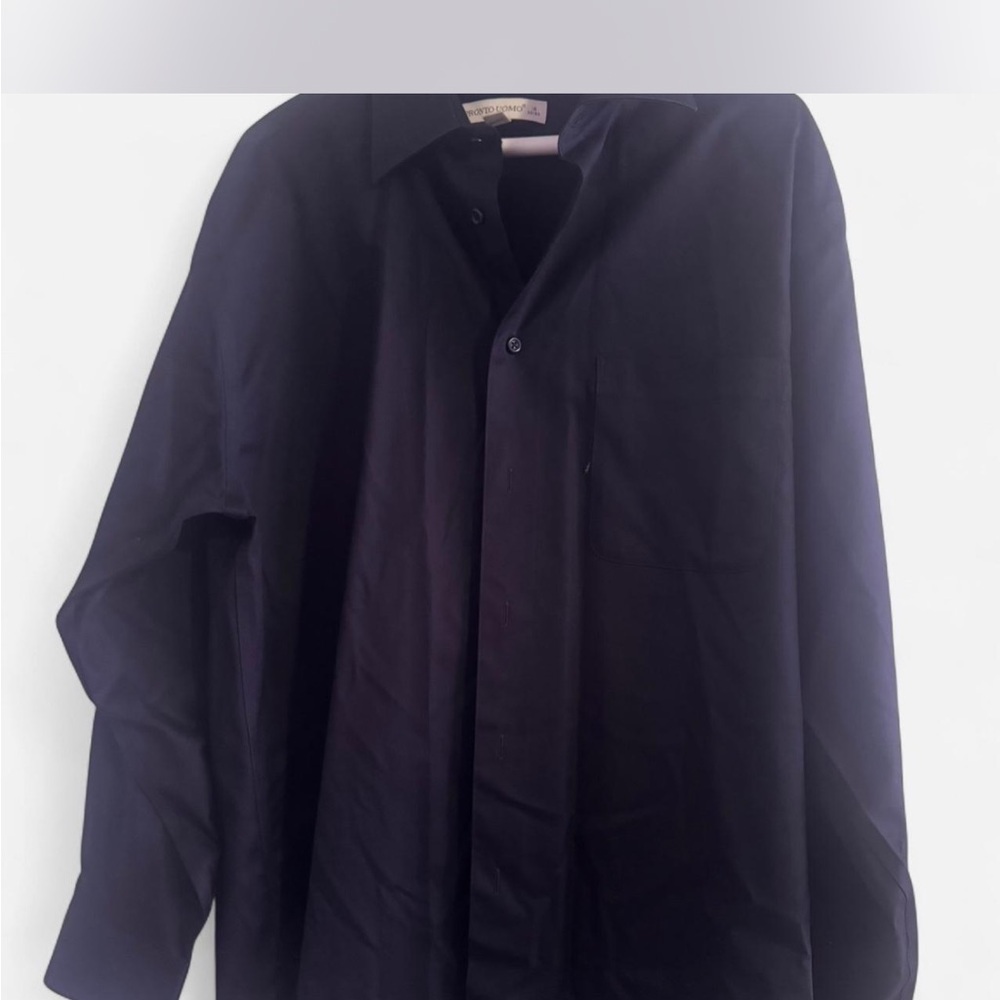 Pronto Uomo Non-Iron Black Shirt